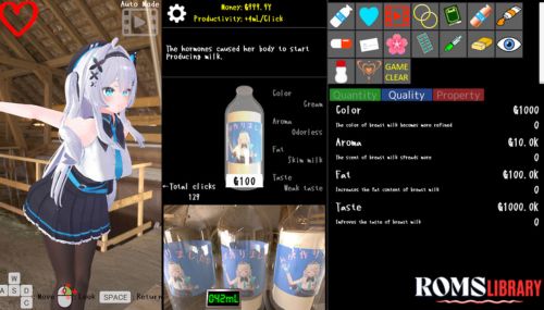 Clicker Dairy Game